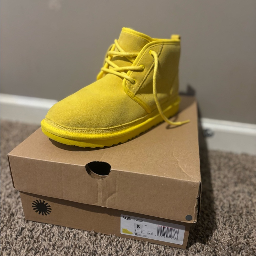 UGG Kids Yellow Boots